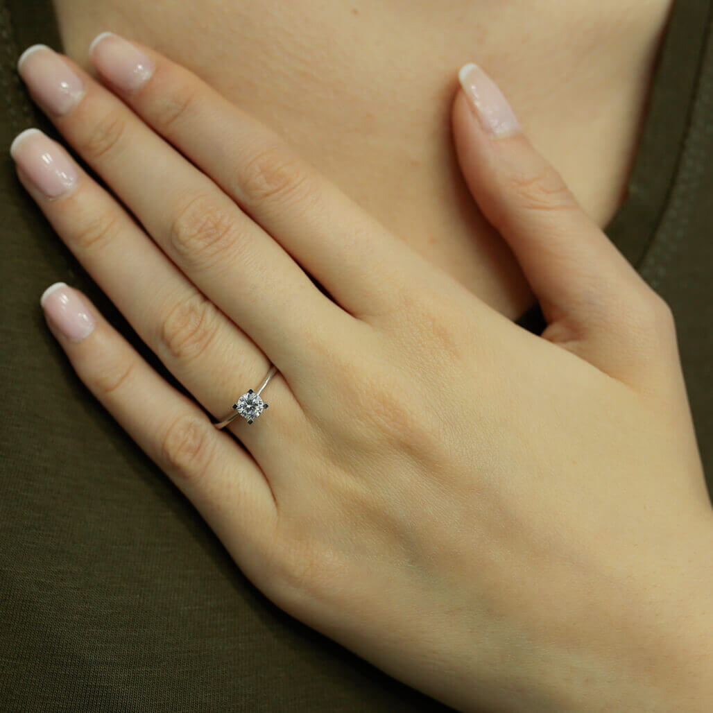 0.45 Carat Diamond Solitaire Ring