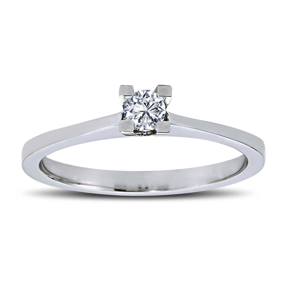 0.12 Carat Diamond Solitaire Ring