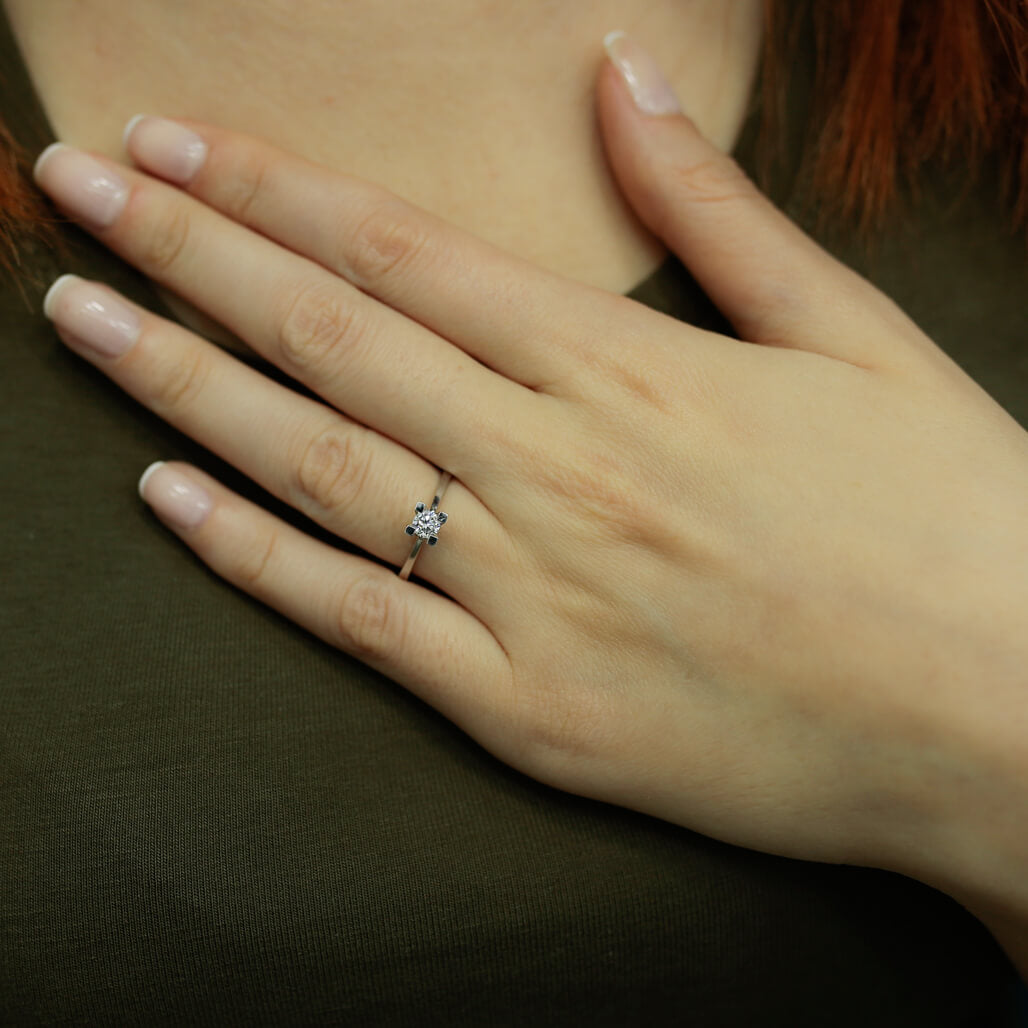 0.25 Carat Diamond Solitaire Ring