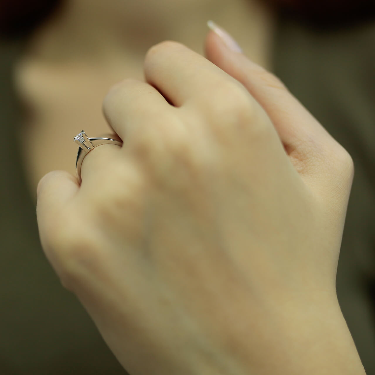 0.15 Carat Diamond Solitaire Ring