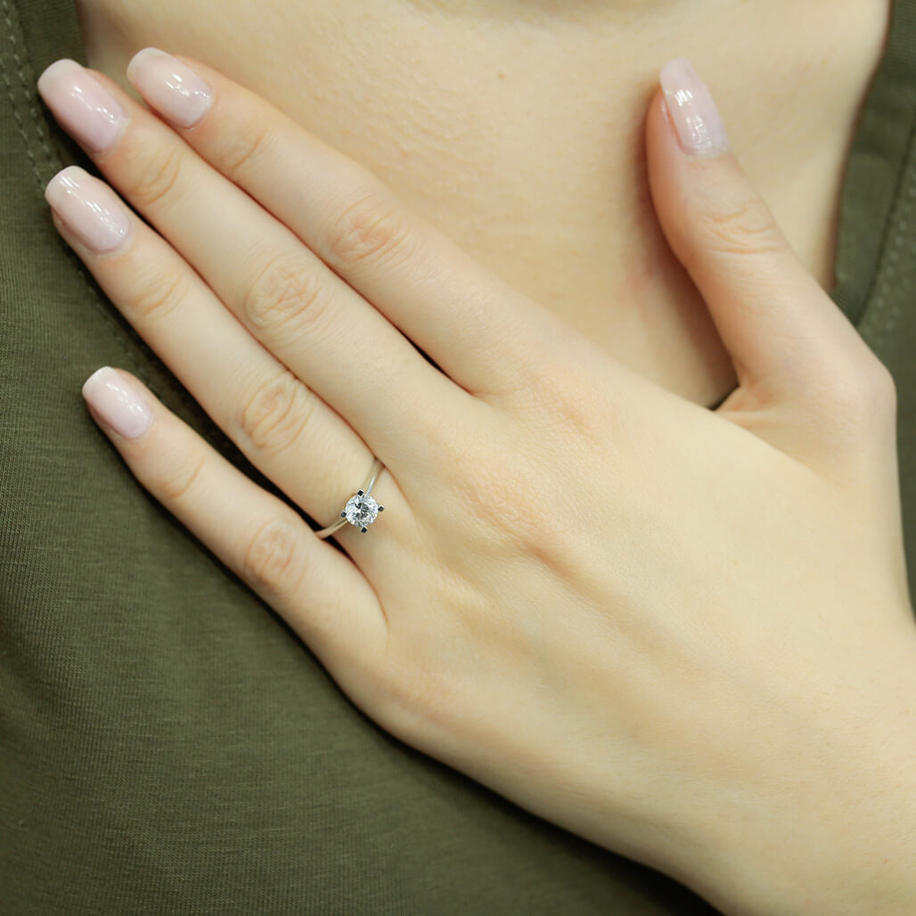 0.55 Carat Diamond Solitaire Ring