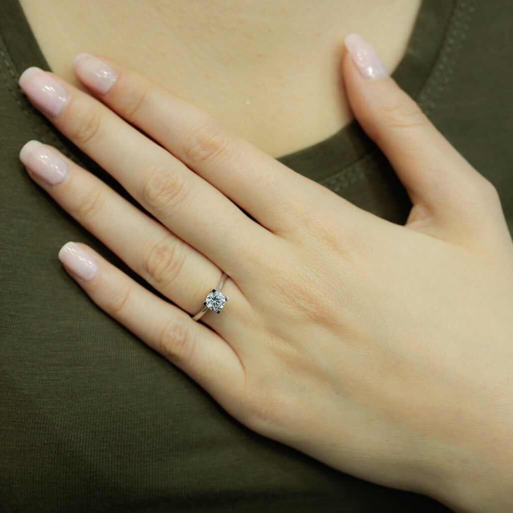 0.65 Carat Diamond Solitaire Ring