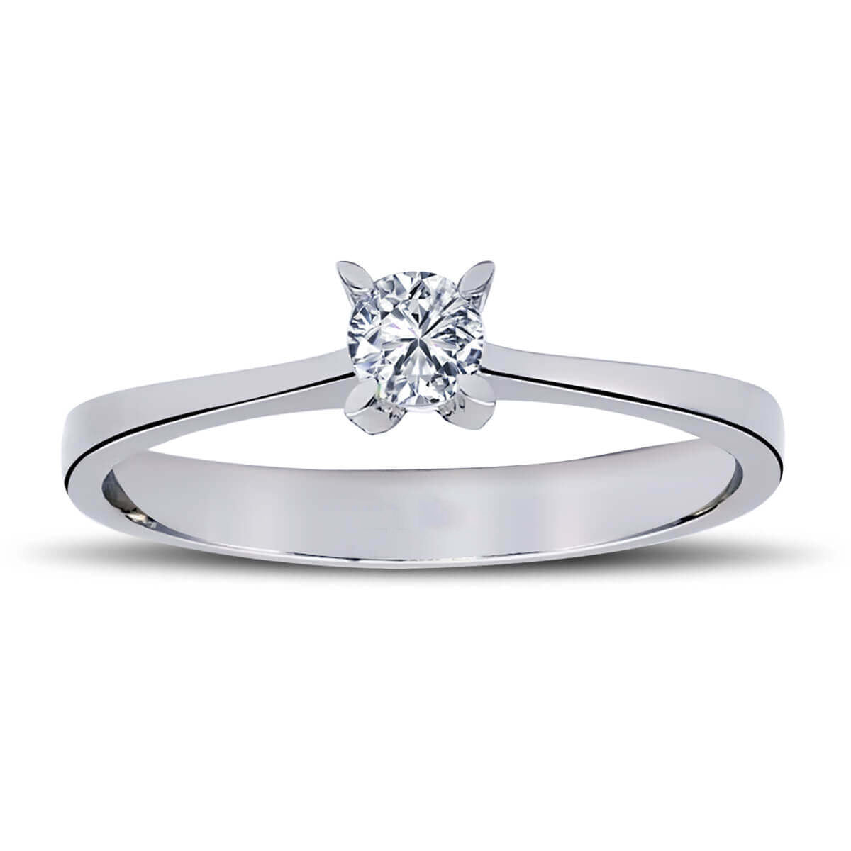 0.18 Carat Diamond Solitaire Ring