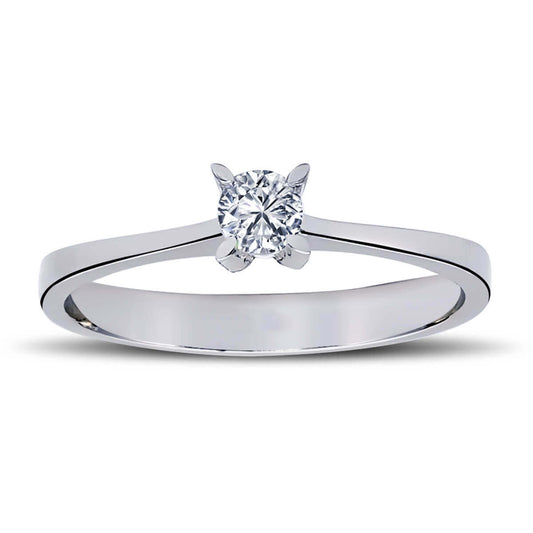0.18 Carat Diamond Solitaire Ring