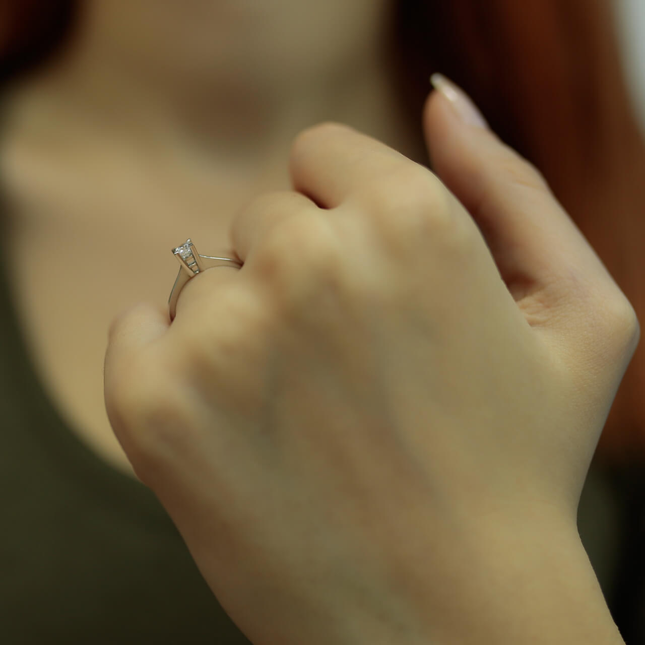 0.18 Carat Diamond Solitaire Ring