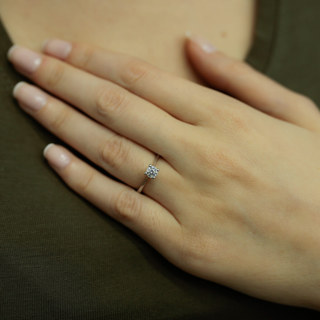 0.30 Carat Diamond Solitaire Ring