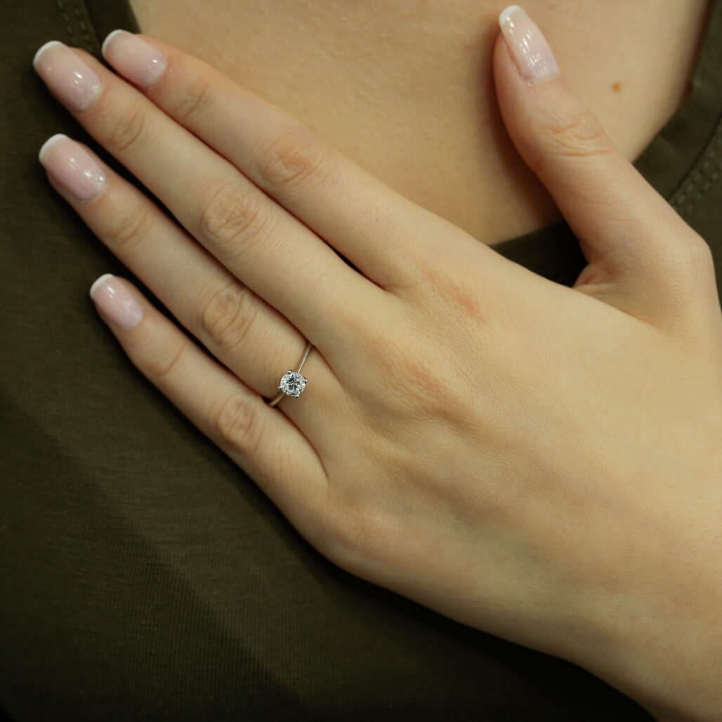 0.45 Carat Diamond Solitaire Ring