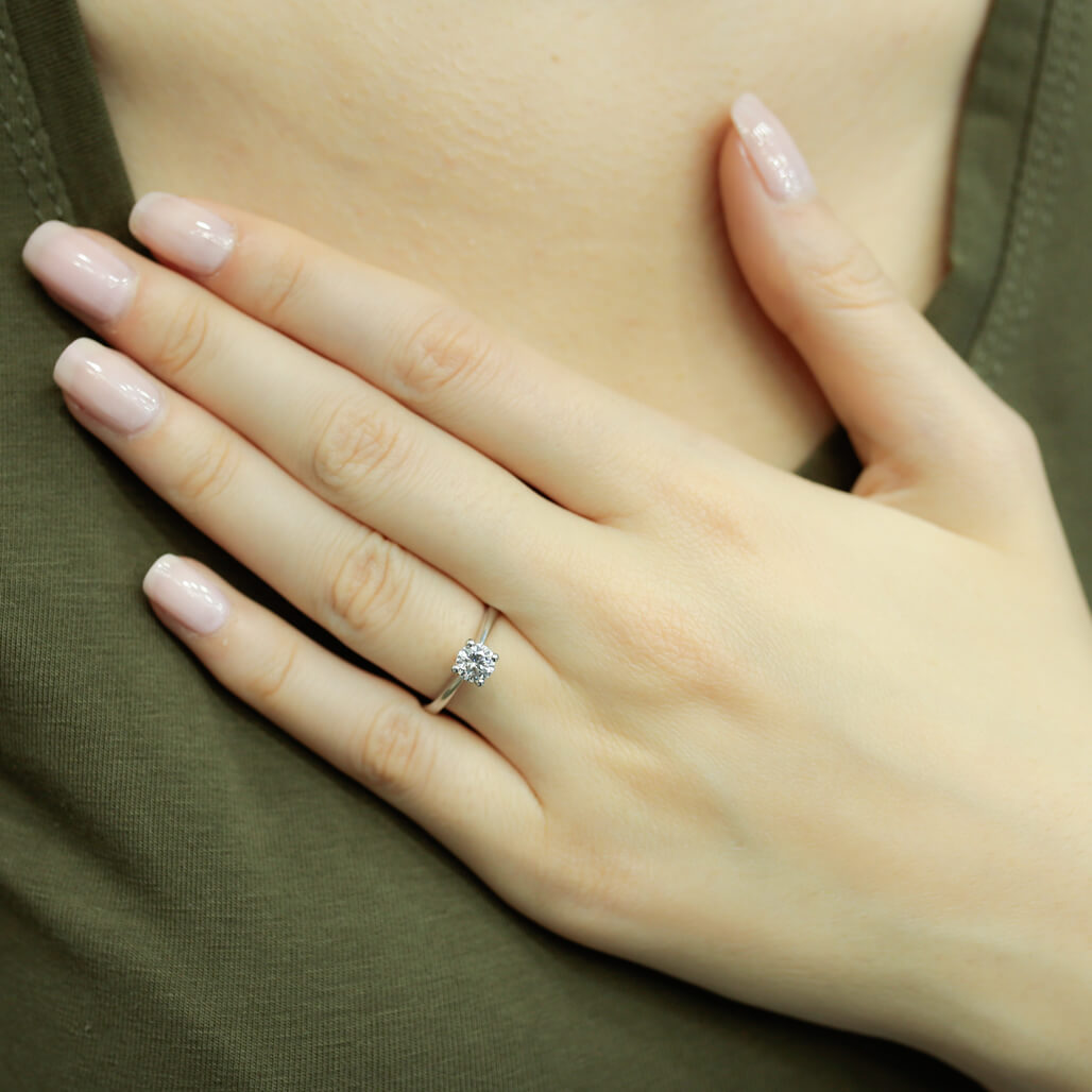 0.52 Carat Diamond Solitaire Ring