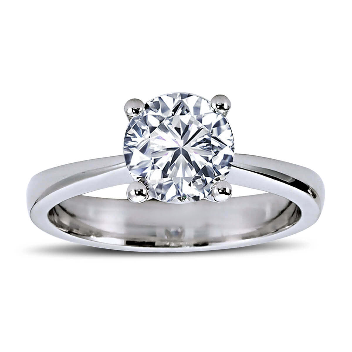 2 Carat Diamond Solitaire Ring - VG EX EX none
