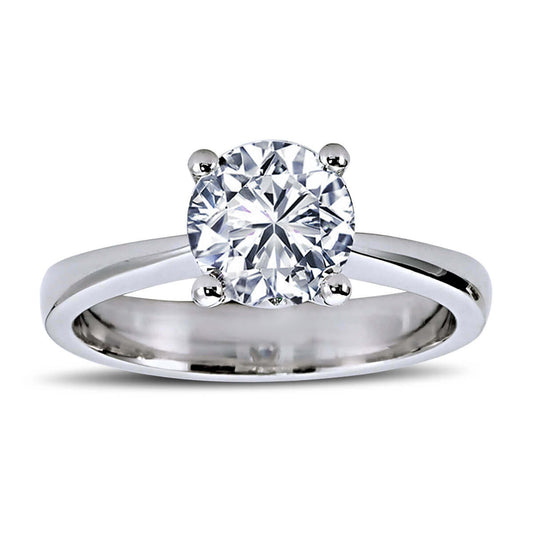 2 Carat Diamond Solitaire Ring - VG EX EX none