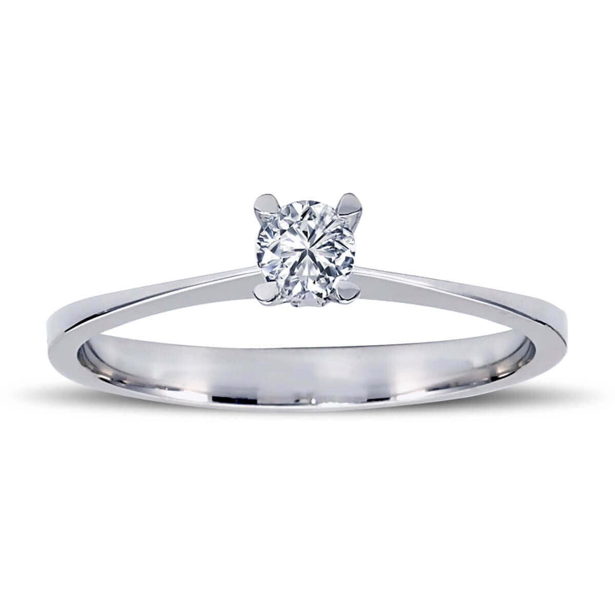 0.18 Carat Diamond Solitaire Ring