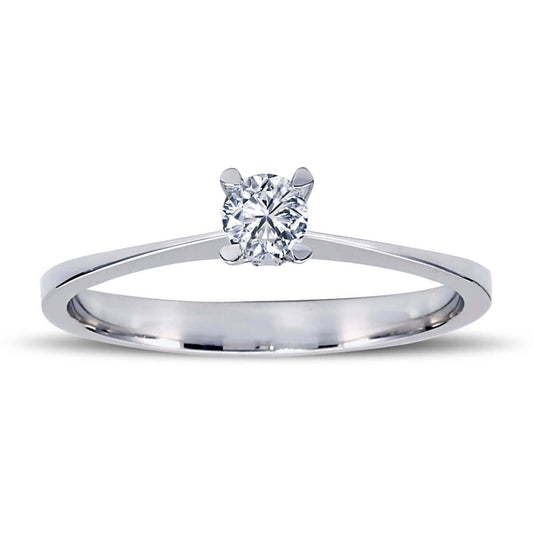 0.18 Carat Diamond Solitaire Ring