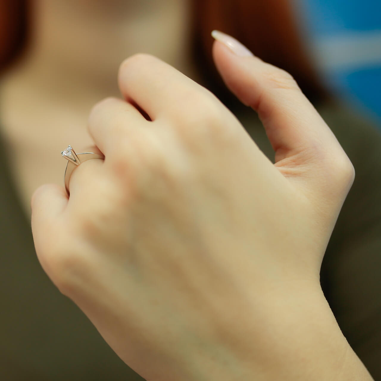 0.18 Carat Diamond Solitaire Ring