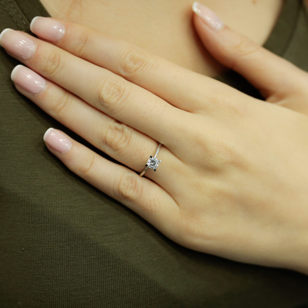 0.40 Carat Diamond Solitaire Ring