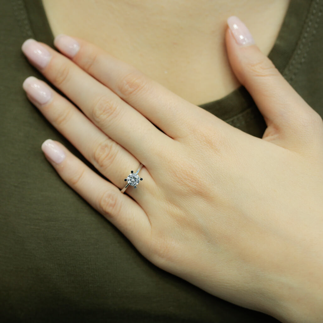 0.70 Carat Diamond Solitaire Ring