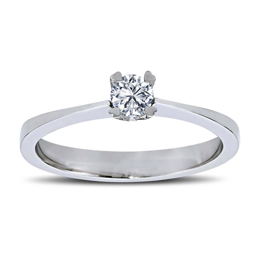 0.19 Carat Diamond Solitaire Ring