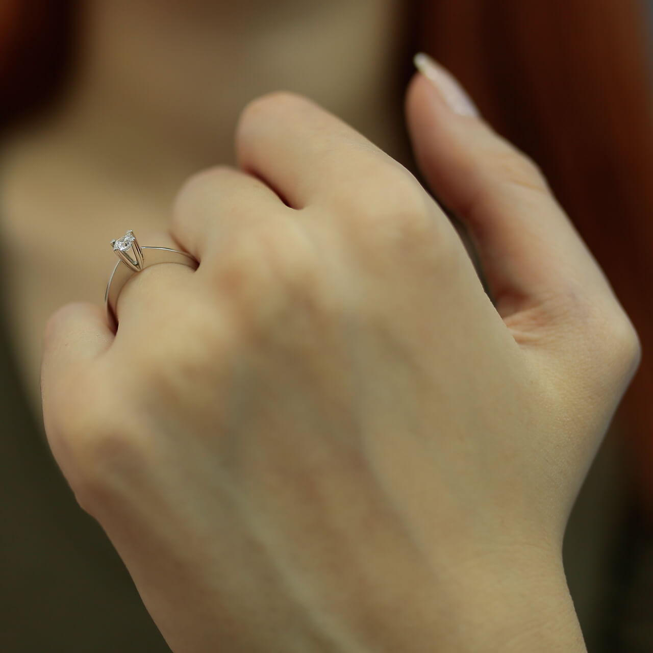 0.19 Carat Diamond Solitaire Ring