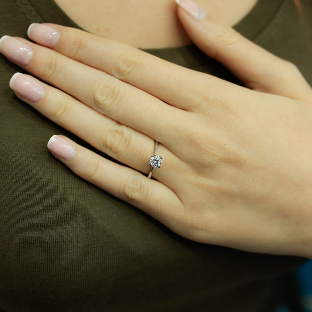 0.42 Carat Diamond Solitaire Ring