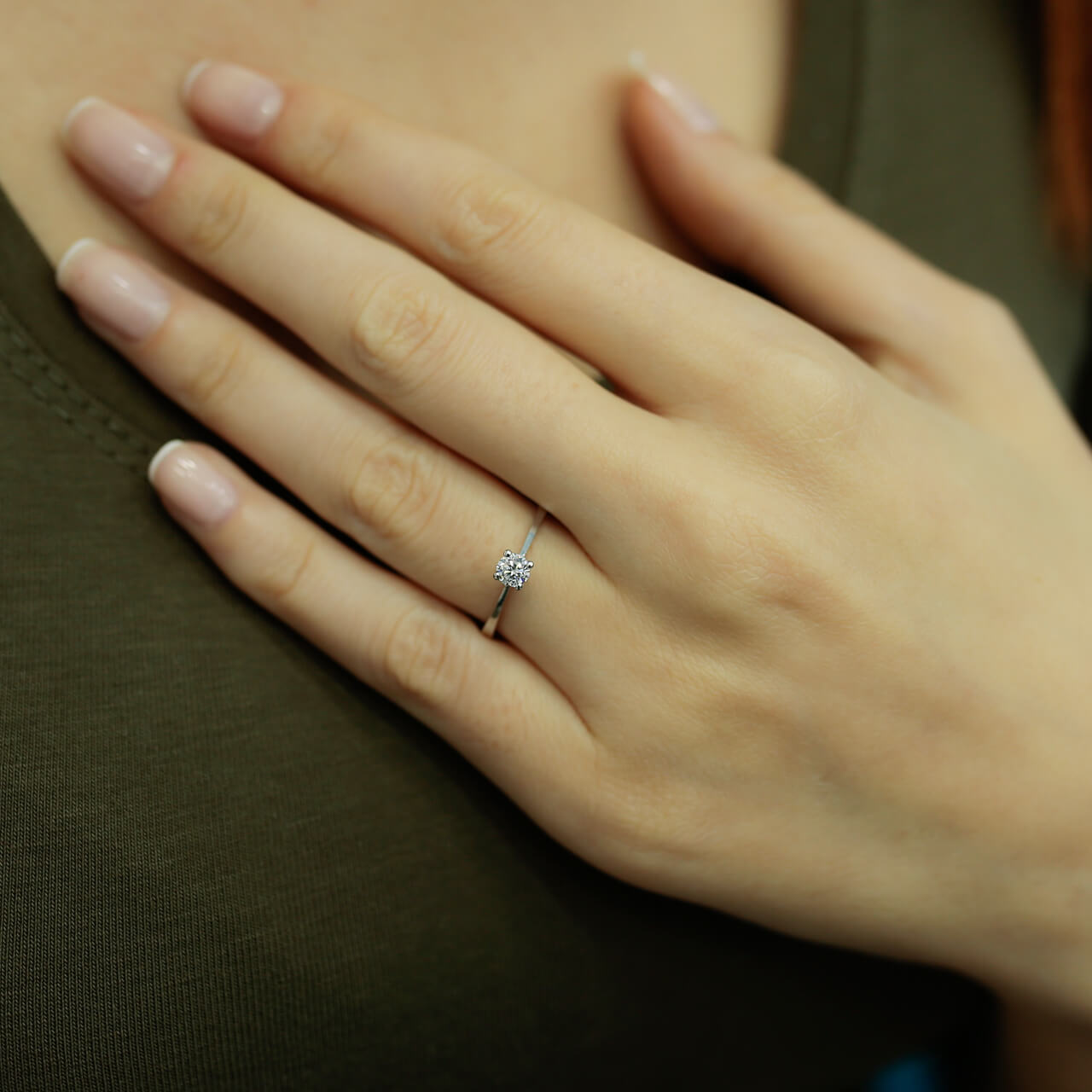 0.23 Carat Diamond Solitaire Ring