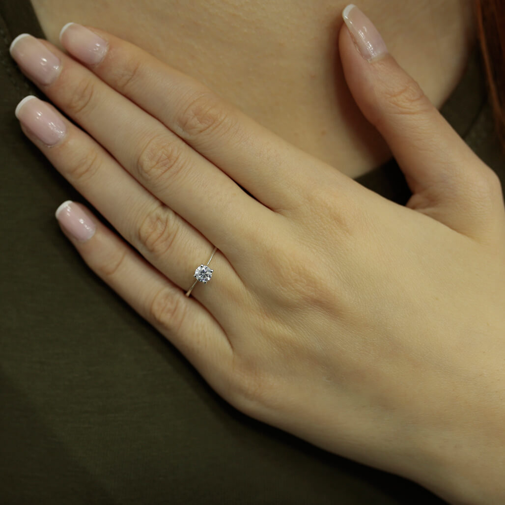 0.34 Carat Diamond Solitaire Ring