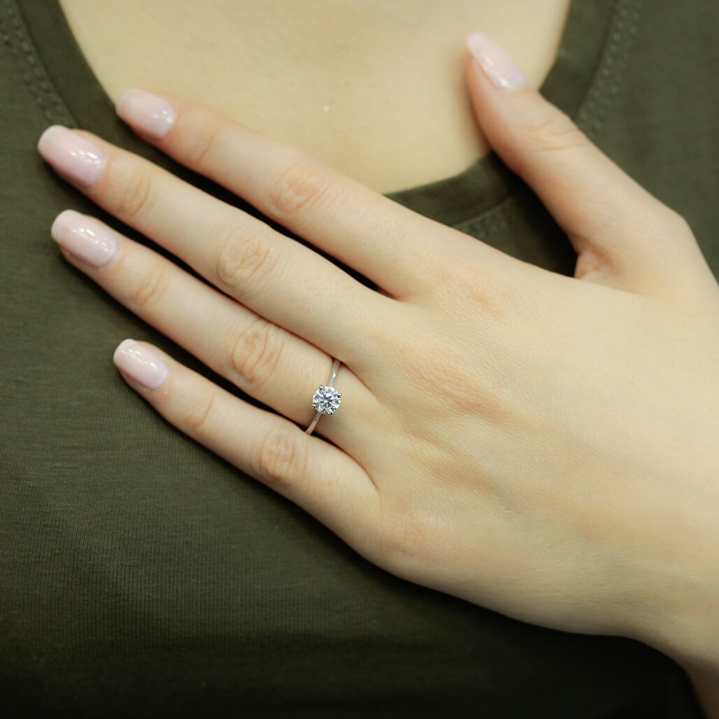 0.72 Carat Diamond Solitaire Ring