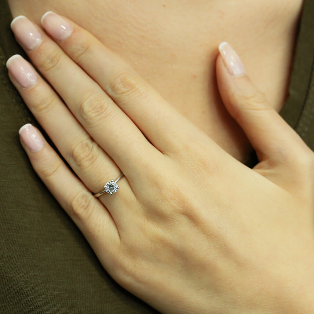 0.50 Carat Diamond Solitaire Ring