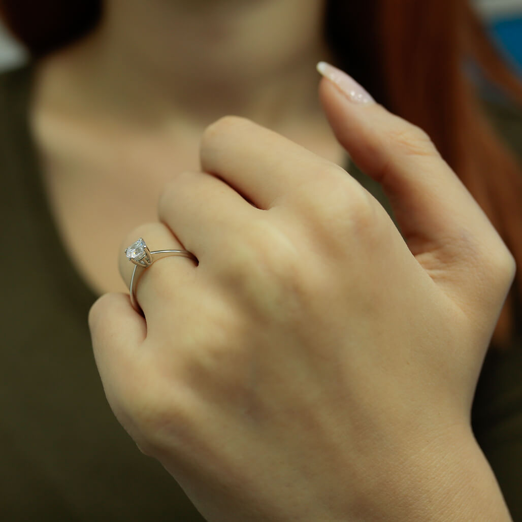 0.50 Carat Diamond Solitaire Ring