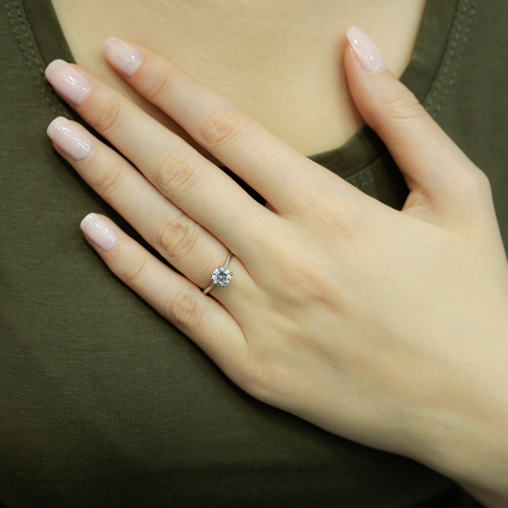 0.69 Carat Diamond Solitaire Ring