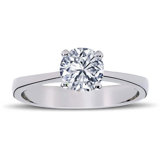 0.89 Carat Diamond Solitaire Ring - GIA Certified