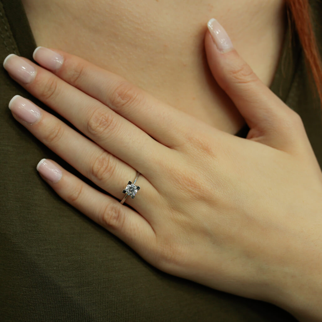 0.44 Carat Diamond Solitaire Ring