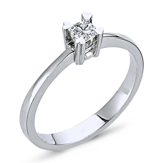 0.16 Carat Diamond Solitaire Ring