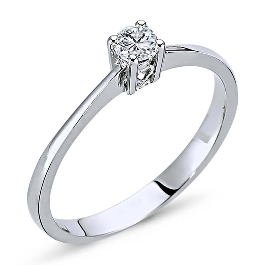 0.14 Carat Diamond Solitaire Ring