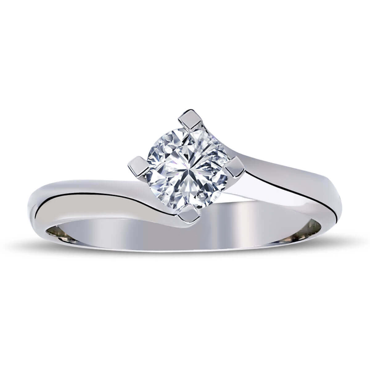 0.46 Carat Diamond Solitaire Ring