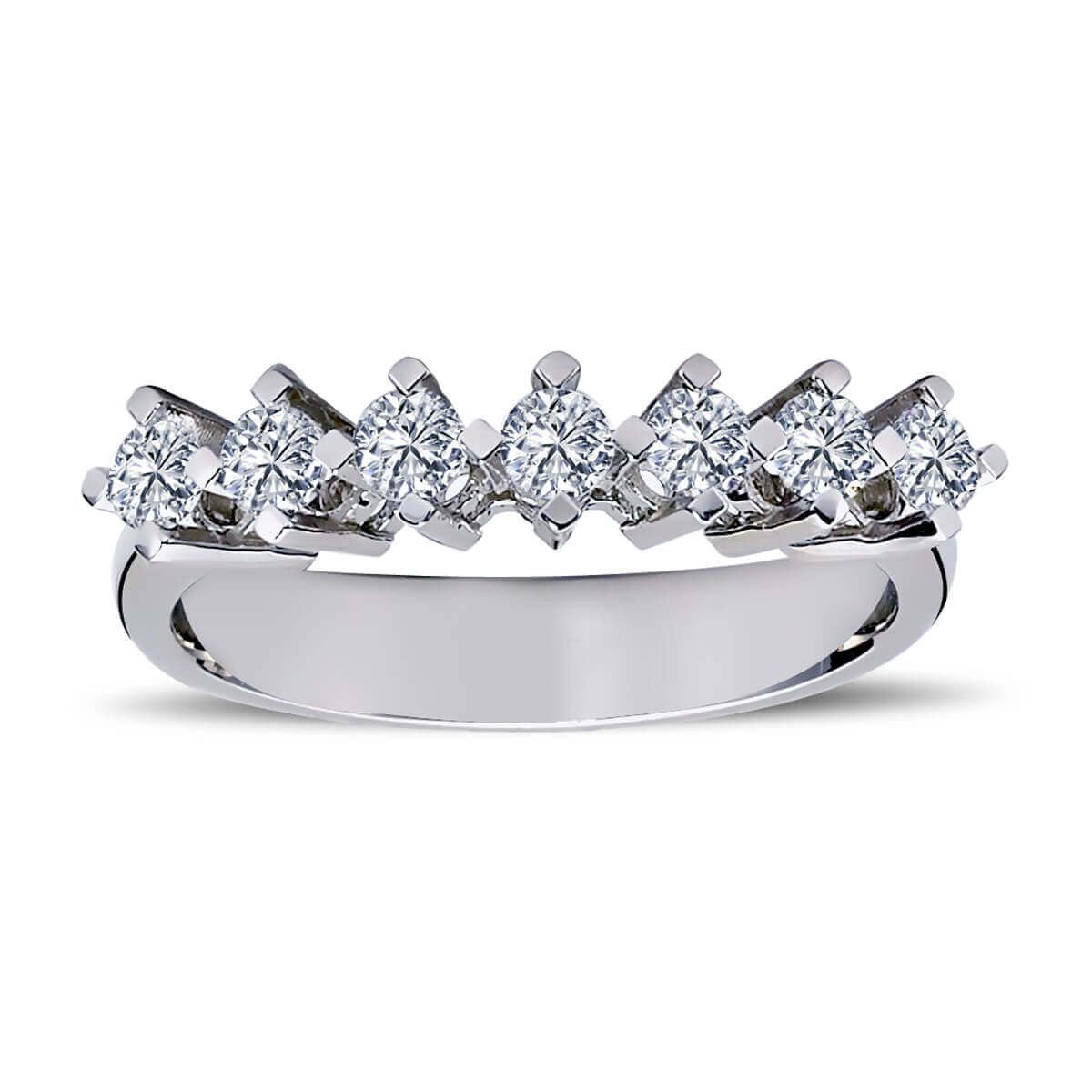 0.56 Carat Diamond Seven Stone Ring