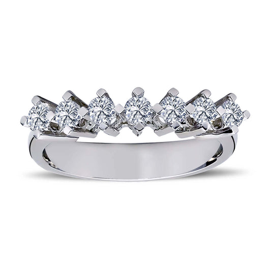 0.56 Carat Diamond Seven Stone Ring