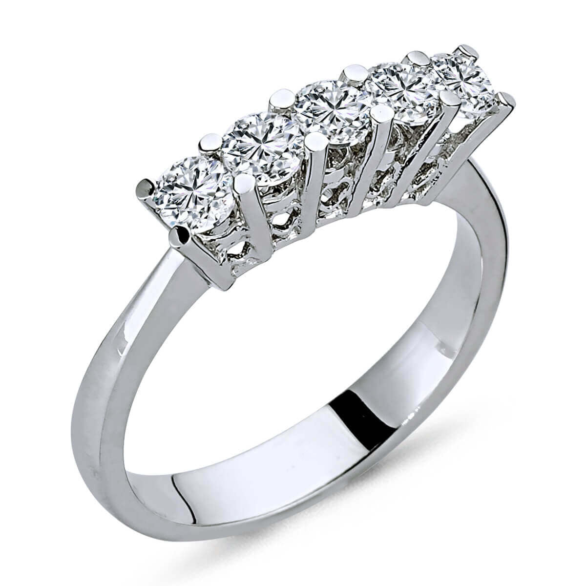0.60 Carat Diamond Five Stone Ring