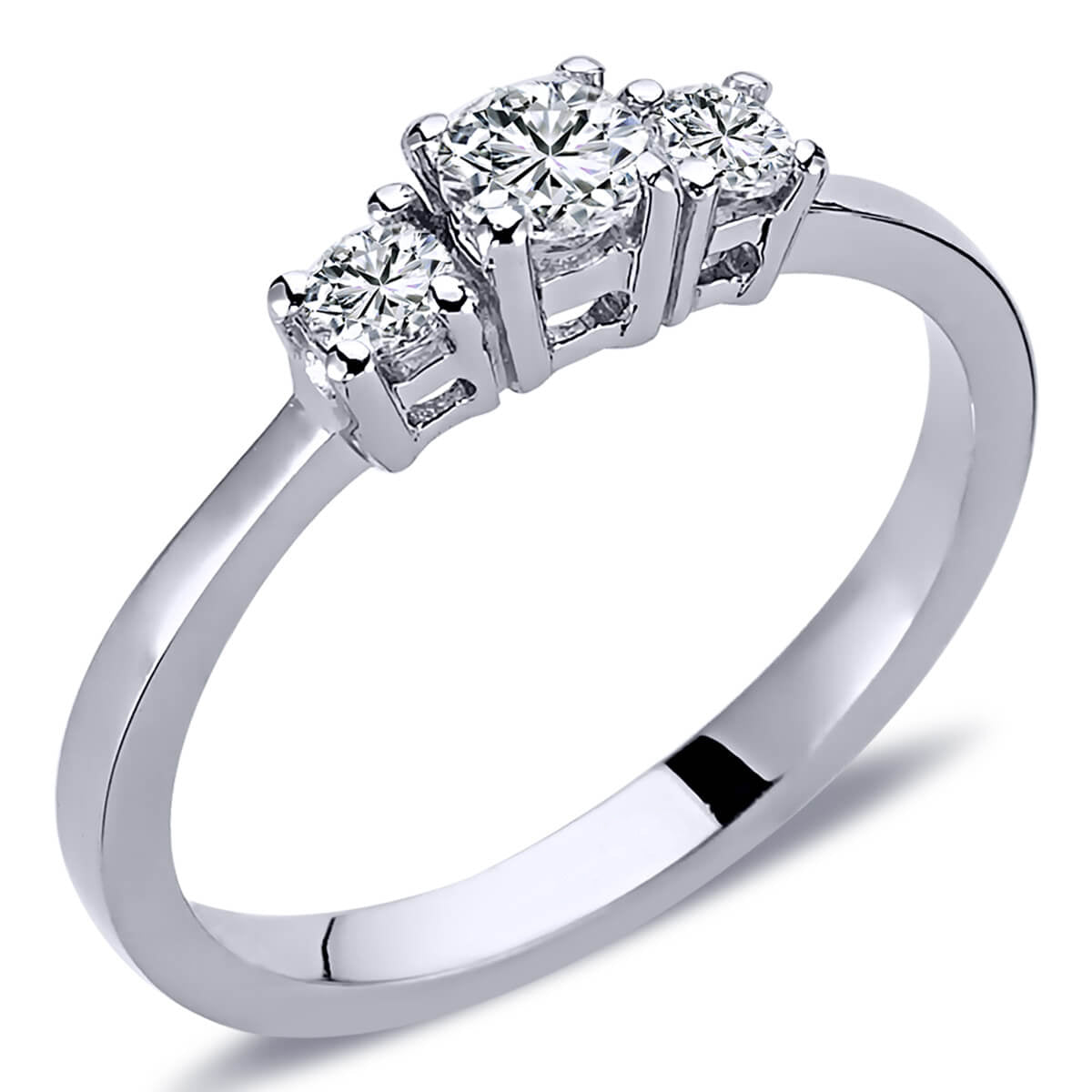 0.35 Carat Diamond Tria Ring
