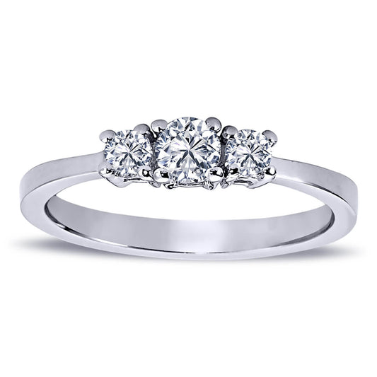 0.35 Carat Diamond Tria Ring