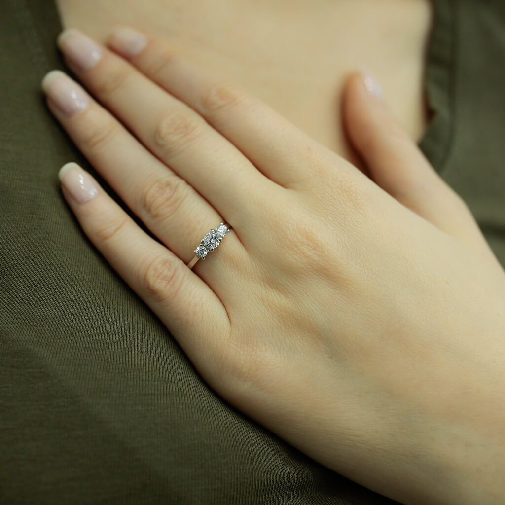 0.50 Carat Diamond Tria Ring