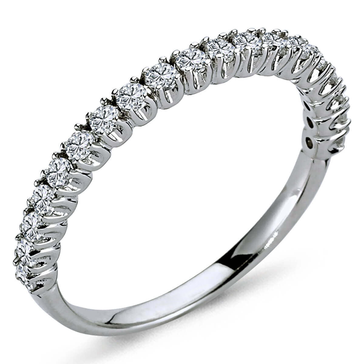 0.44 Carat Diamond Half Ring