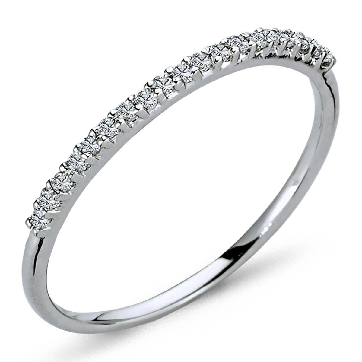 0.10 Carat Diamond Half Ring