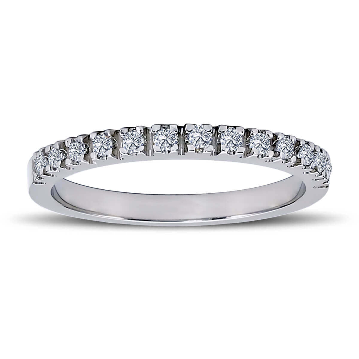 0.16 Carat Diamond Half Ring