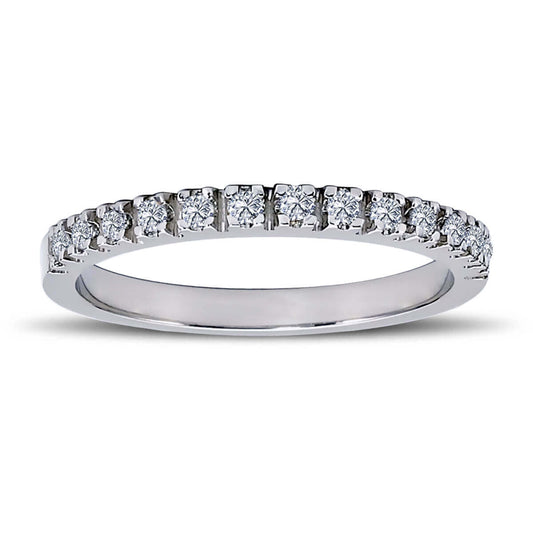 0.16 Carat Diamond Half Ring