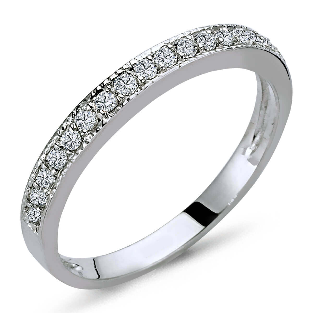 0.23 Carat Diamond Half Ring