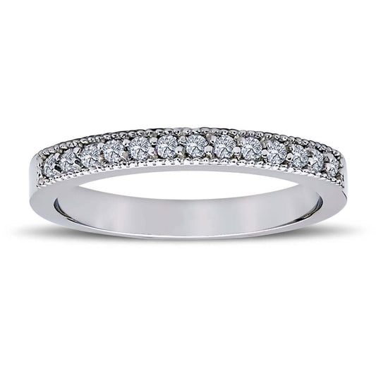 0.19 Carat Diamond Half Ring