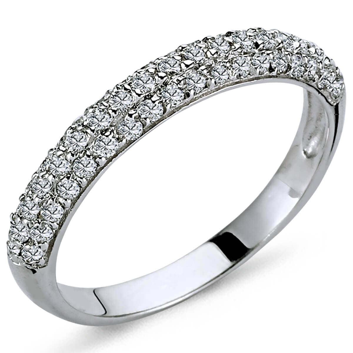 0.39 Carat Diamond Half Ring
