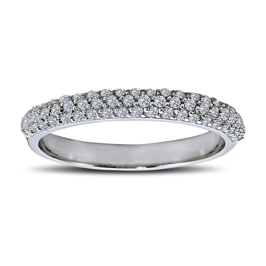 0.46 Carat Diamond Half Ring