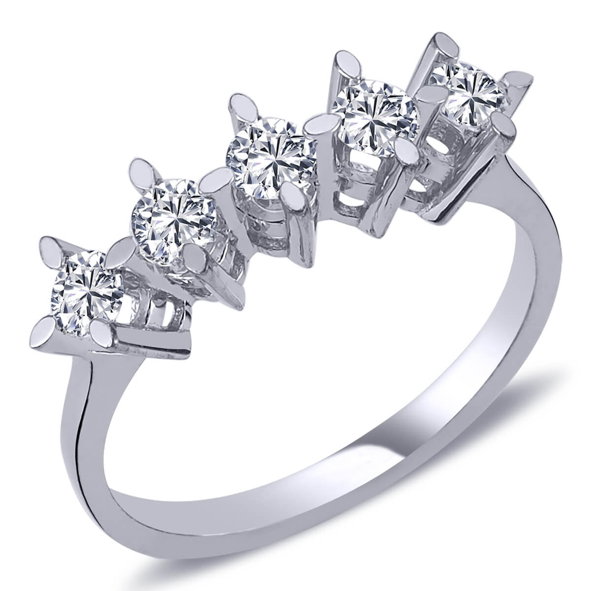 0.55 Carat Diamond Five-Stone Ring