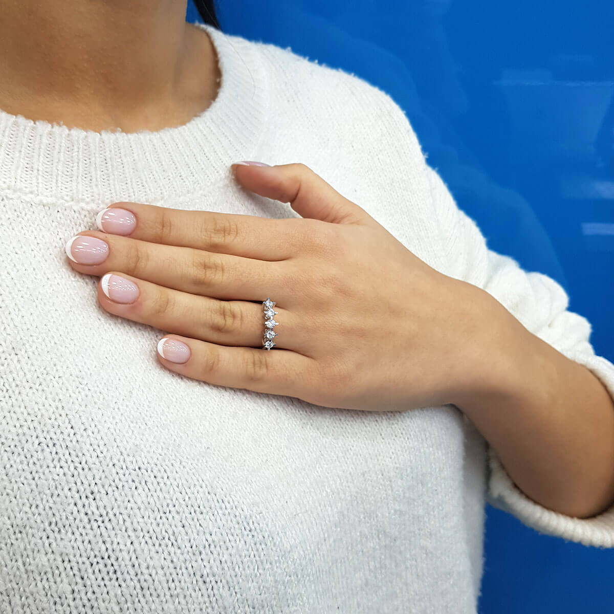 0.55 Carat Diamond Five-Stone Ring