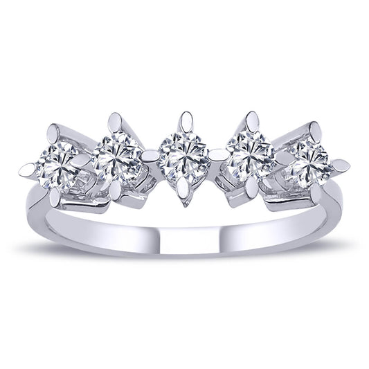 0.55 Carat Diamond Five-Stone Ring